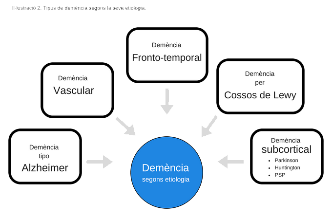 Il·lustració 2. Tipus de Demències segons la seva etiologia.