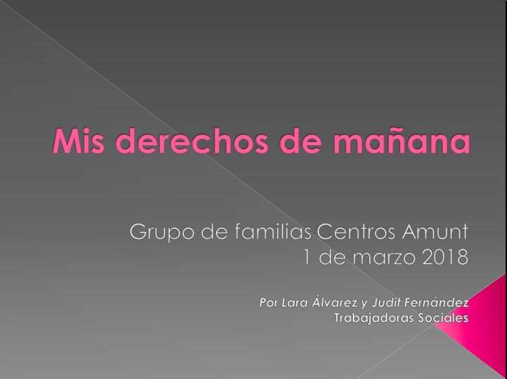 SESIÓN 6 GRUPO FAMILIAS